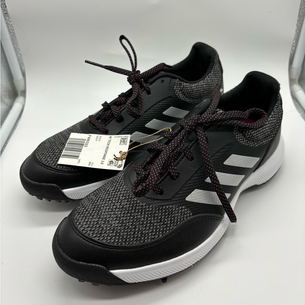ADIDAS Tech Response 2.0 Golf Shoe Women's Size 7 FW6322 Core Black